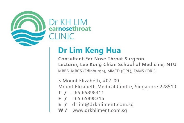 Dr Lim Keng Hua's business card